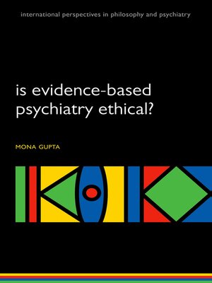 cover image of Is evidence-based psychiatry ethical?